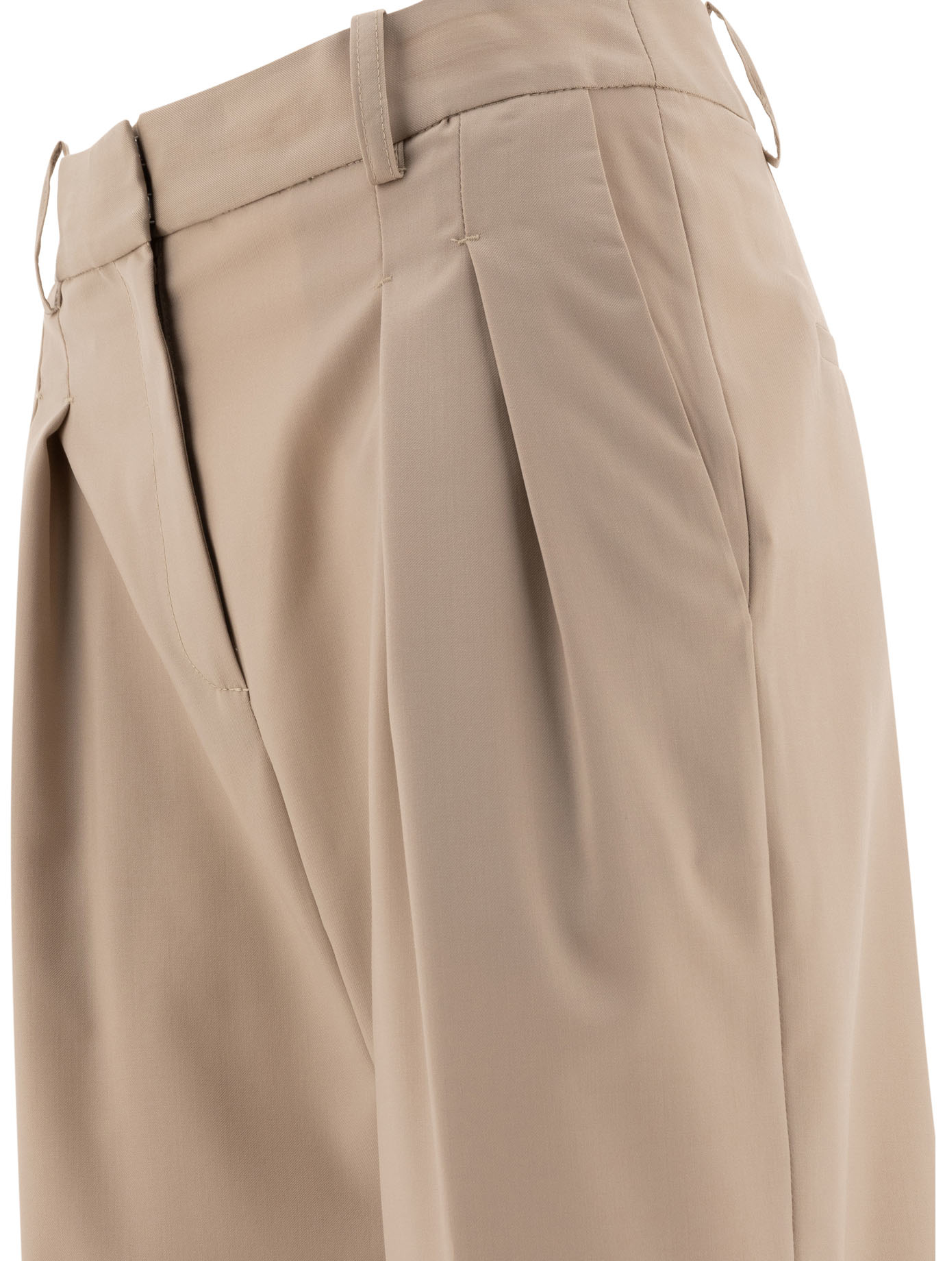 LOULOU STUDIO Beige Sbiru trousers